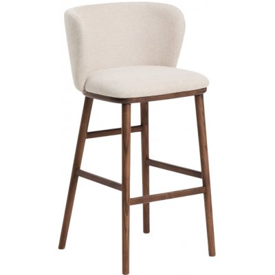 Kave Home Ciselia 75 cm béžová s ořechovou podnoží – Hledejceny.cz