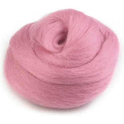 InBIO Vlna na plstění / ovčí rouno česané, 730340/27 20g, růžová – Zbozi.Blesk.cz