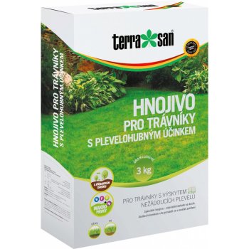 Terrasan Hnojivo pro trávníky proti pleveli 3 kg