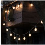 Kobi LED Stm solární řetěz STARLIGHT NEO 10xE27/3,7V 2700K IP54 1200 mAh 11,5m + DO 004521 – Zboží Dáma