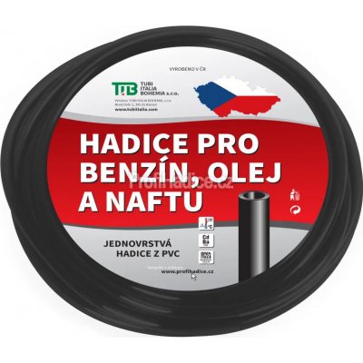 TUBI Jednovrstvá hadice na benzín černá 5x8 mm - 100 m – Sleviste.cz