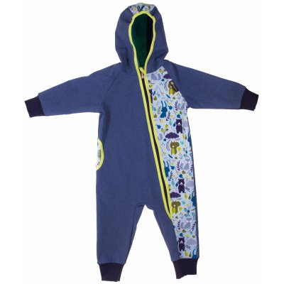 Hippokids Softshellový overal medvědi modrá – Zboží Dáma