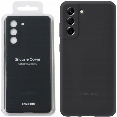 Samsung Silicone Cover Galaxy S21 FE černá EF-PG990TBEGWW – Zboží Mobilmania