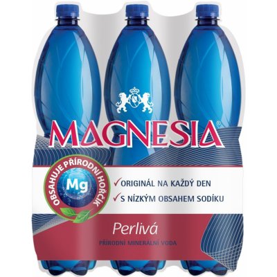 Magnesia minerální voda perlivá 6 x 1500 ml