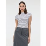 Orsay pruhované dámské tričko s krátkým rukávem bílé – Zbozi.Blesk.cz