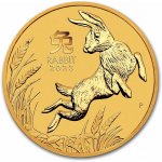 The Perth Mint zlatá mince Lunární Série III Rok Králíka v 1/2 oz – Zboží Mobilmania