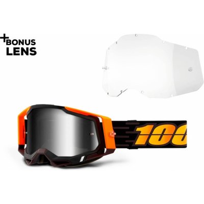 100% Racecraft 2 Costume 2 zrcadlová skla | Zboží Auto