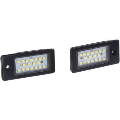 LED osvětlení SPZ do vozu Audi A3, A4, A6, A8, Q7, hliníkové provedení – Hledejceny.cz