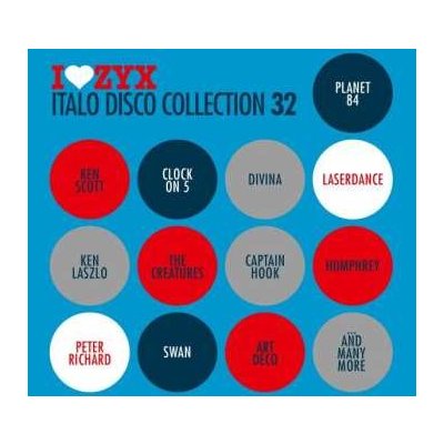 Various - I Love ZYX Italo Disco Collection 32 CD – Hledejceny.cz