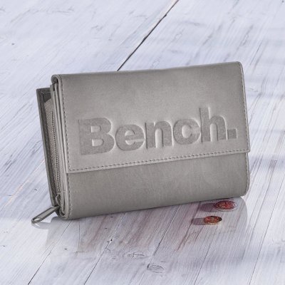 Bench Kožená peněženka Wonder šedá 840211 – Zboží Mobilmania