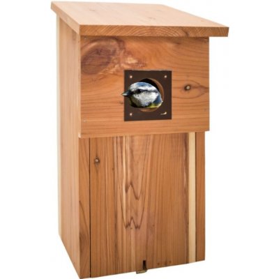 PetBuddy Ptačí budka klasik 14.5 x 16 x 28 cm cedrové dřevo – Zboží Mobilmania