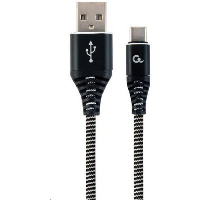 Gembird KAB05133K USB 2.0 AM na Type-C (AM/CM), 1m, černo-bílý – Zboží Mobilmania