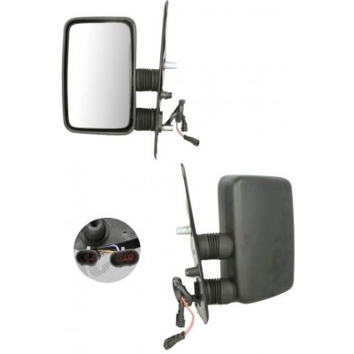 ZPĚTNÉ ZRCÁTKO LEVÉ CITROËN JUMPER (230), 06.94-12.01, FIAT DUCATO (230), 03.94-04.02, PEUGEOT BOXER (230), 06.94-04.02 OE: 8148AX, 8153GW POLCAR | Zboží Auto