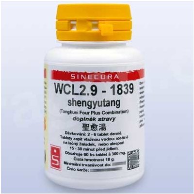 Sinecura WCL2.9 shengyutang 60 tablet – Hledejceny.cz