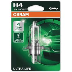 Osram Ultra Life 64193ULT-01B H4 P43t 12V 60/55W