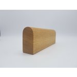 Havlíček truhlářství Madlo dřevěné 40 x 80 mm R20 1 m Dub MH 02 1160_1M – HobbyKompas.cz