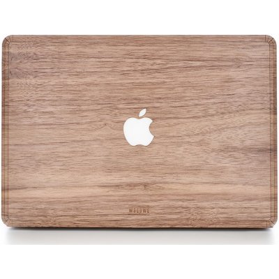 WoodWe Horní a spodní krycí fólie z pravého dřeva Ořech pro Macbook Pro 14" – Zboží Mobilmania