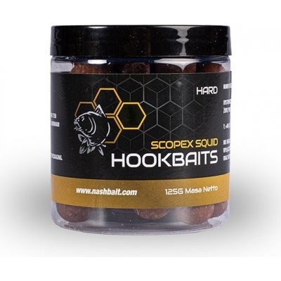 Kevin Nash Tvrzené boilies Hard Hookbaits Scopex Squid 125g 20mm – Zboží Mobilmania