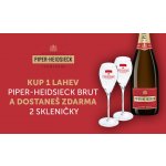 Piper-Heidsieck Cuveé Brut 12% 0,75 l (dárkové balení 2 sklenice) – Zboží Dáma