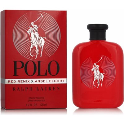 Ralph Lauren Polo Red Remix & Ansel Elgort toaletní voda pánská 125 ml