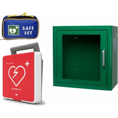 AED Defibrilátor, Reanibex 100 + Kovová AED skřínka s alarmem – Hledejceny.cz