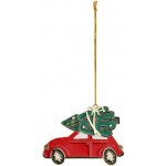 PartyDeco Závěsná ozdoba “Vánoční autíčko 9x6,5 cm – Hledejceny.cz