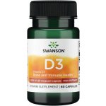 Swanson Vitamín D3 1000 iu Cholekalciferol 60 kapslí – Hledejceny.cz