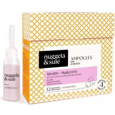 Nuggela & Sulé keratin-hyaluronové ampule měsíční kúra 4x10 ml – Hledejceny.cz