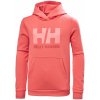 Dětská mikina Helly Hansen Jr Hh Logo Hoodie 2.0 41677 098 růžový