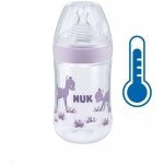 Nuk Nature Sense láhev s kontrolou teploty fialová 260ml – Zboží Mobilmania