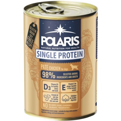 Polaris Single Protein Paté Kuřecí 400 g – Zboží Mobilmania