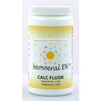 Biomineral CALC FLUOR zlatá 180 tablet/90 g tkáňová sůl