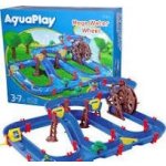 AquaPlay Vodní dráha Mega Water Wheel vícepatrová s vodním mlýnem a skluzavkou s loďkami figurkami a doplňky – Zboží Mobilmania