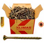 Tesařské vruty do dřeva Klimas Wkręt-Met 8x220 mm kuželové TORX 50 ks – Hledejceny.cz