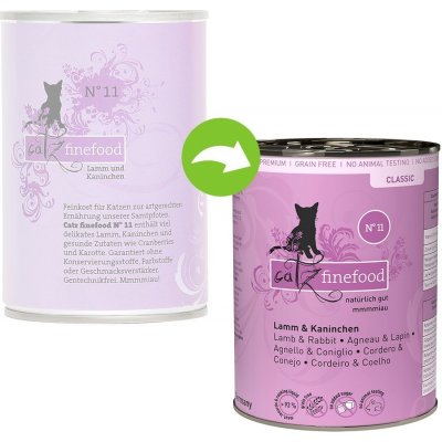 catz finefood Hovězí & telecí 6 x 400 g