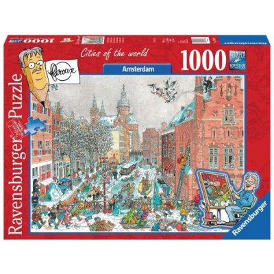 Ravensburger Amsterdam v zimě 197866 p5 1000 dílků – Zboží Mobilmania