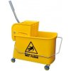 Mop a úklidová souprava Vybaveniprouklid Úklidový vozík malý žlutý se ždímačem