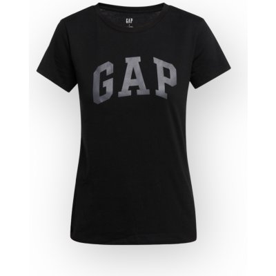GAP dámské tričko s logem černé – Zboží Mobilmania