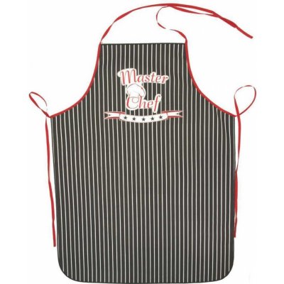 Forbyt Kuchyňská zástěra Master Chef černá 62x82 cm – Zboží Dáma