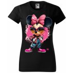 Dámské Tričko Minnie Mouse Fashion Style Černá – Zboží Mobilmania
