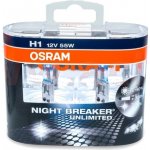 Osram Night Breaker Laser H1 12V 55W P14,5s 2 ks – Zboží Mobilmania