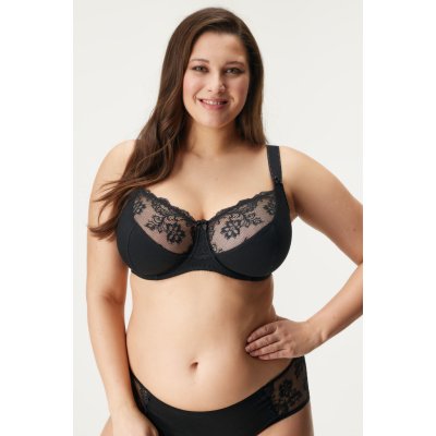 Teyli bavlněná podprsenka Anastasia nevyztužená černá – Zboží Dáma