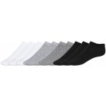 Esmara dámské nízké ponožky s BIO bavlnou 10 párů bílá/černá/šedá – Zboží Dáma