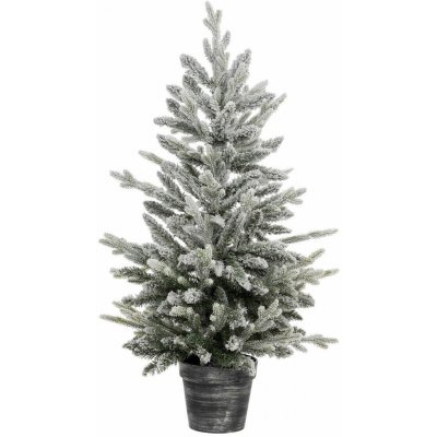 Fééric Lights and Christmas Umělý vánoční stromeček v květináči 100 cm zelená – Zboží Mobilmania