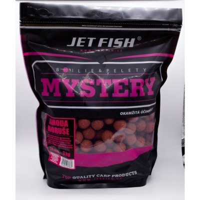 Jet Fish boilies Mystery Jahoda Moruše 3 kg 24 mm – Sleviste.cz