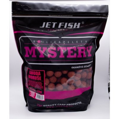 Jet Fish boilies Mystery Jahoda Moruše 3kg 24mm