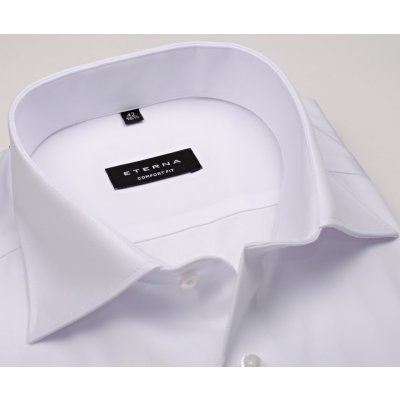 Eterna Modern Fit Twill Cover luxusní košile extra prodloužený rukáv neprůhledná bílá – Sleviste.cz