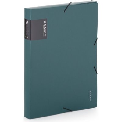 VERDE Krabice PP s gumou A4 zelená – Sleviste.cz