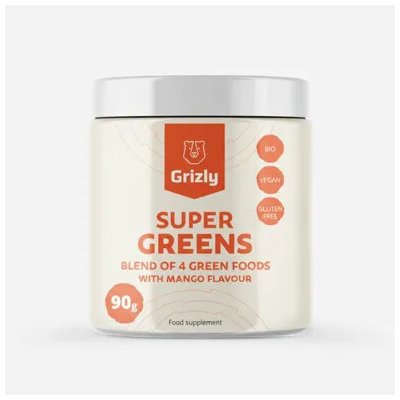 Grizly Super Greens blend mango BIO 90 g – Hledejceny.cz