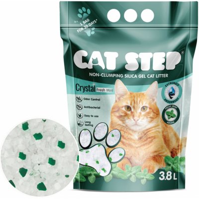 Cat Step Crystal Fresh Mint 1,67 kg 3,8 l – Zboží Mobilmania